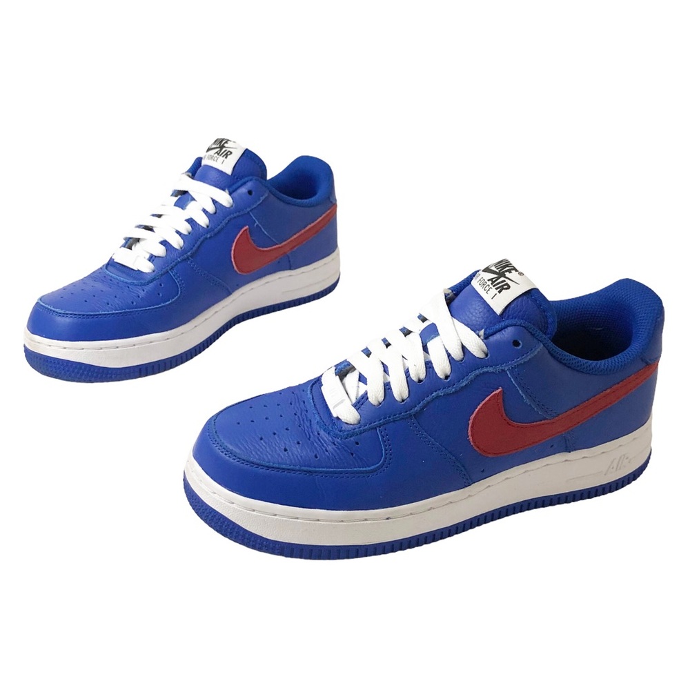 Nike Air Force 1 Sneakers Blue Red White | Size 6.5 | 2022 | DN4165-991